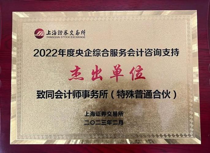专业赋能国资央企高质量发展 致同荣获2022年央企综合服务会计咨询支持杰出单位荣誉